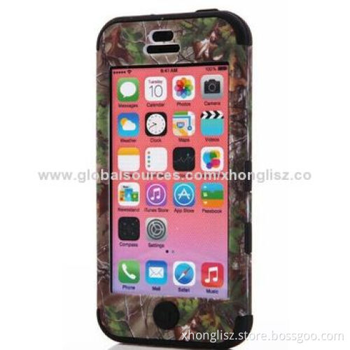 Drop Defender Camo Real Oak Tree 3-in-1 Hybrid Hard Cases for iPhone, Samsung, OEM Orders Welcomed
